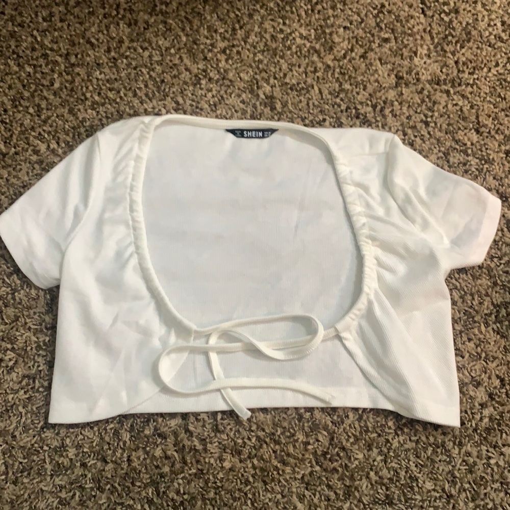 Knot front crop top